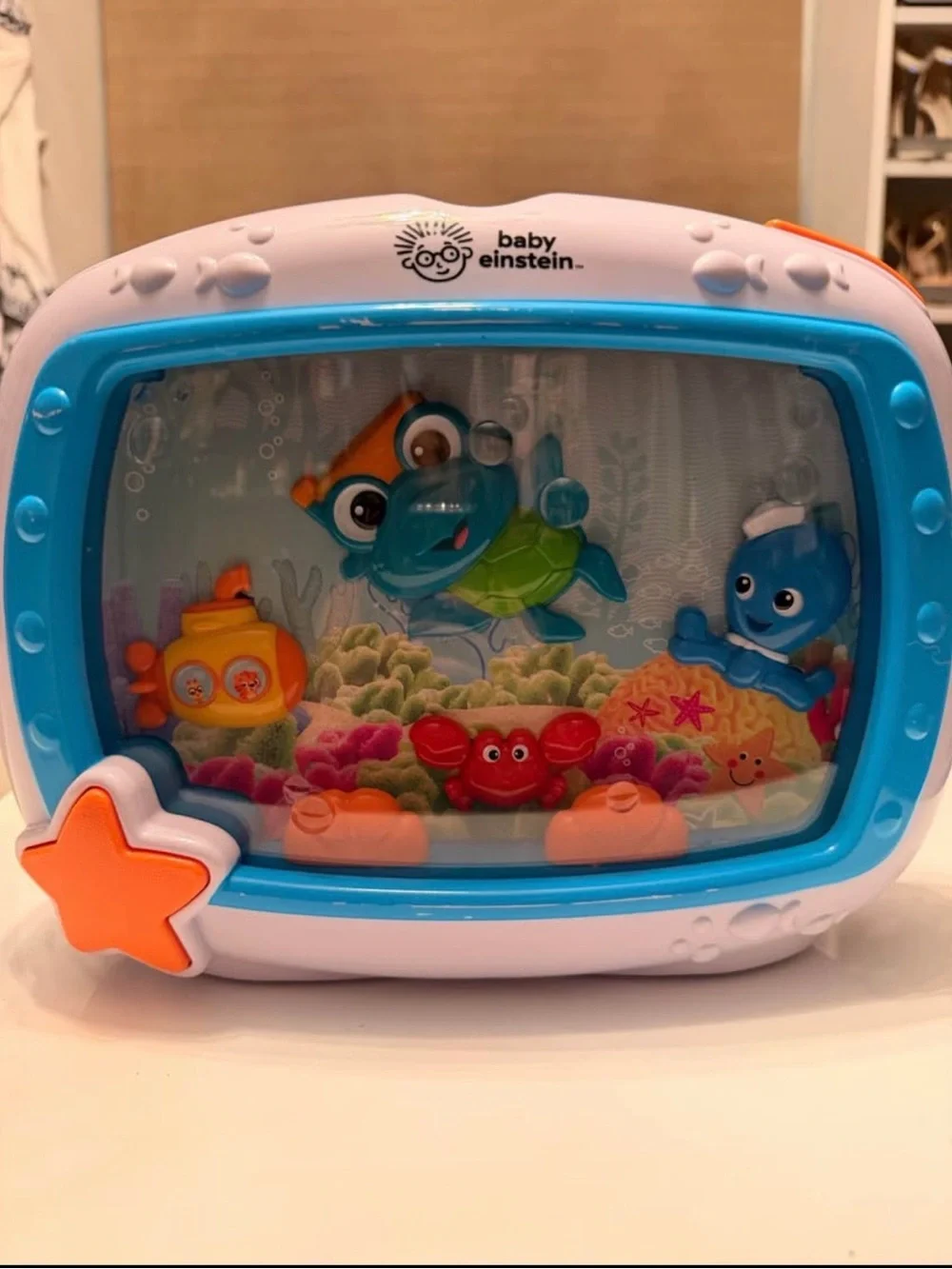 Baby Einstein Blue & Orange Ocean Aquarium Soother